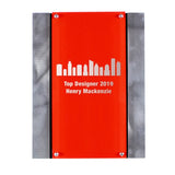 North Star Plaques - Laser Engraved Imprinted with Logo (Q319811)