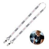 3/8? Anti-Microbial Silk Screen Lanyard Imprinted with Logo (Q328011)