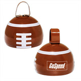 Football Shaped Metal Cowbells Imprinted with Logo (Q337411)