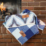 Chevron Berber Blanket Imprinted with Logo (Q343211)