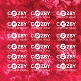 Red Tie Dye Bandana Imprinted with Logo (Q347111)