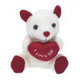 Valentine's Day Plush - Heart Bear Imprinted with Logo (Q356111)