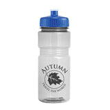 Translucent Recreation Bottle with Push Pull Lid (20.oz) Imprinted with Logo (Q360311)