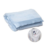 Satin Trim Tahoe Microfleece Baby Blanket Imprinted with Logo (Q363211)