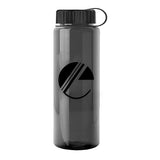 32 Oz. Guzzler Trans. Bottle -Tethered Lid Imprinted with Logo (Q363722)