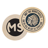 Real Mc Coy Wooden Nickels Imprinted with Logo (Q368411)