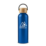 23.6 Oz. Refresh Aluminum Bottle With Bamboo Lid Imprinted with Logo (Q368622)