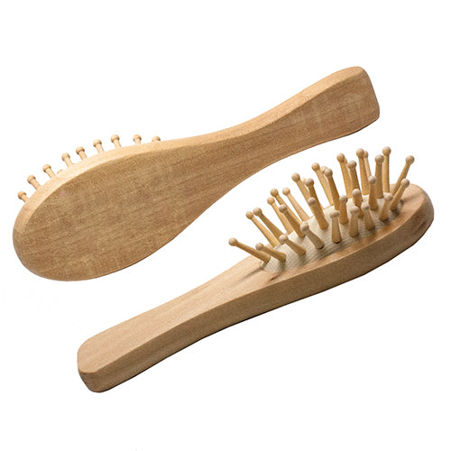 Wood Travel Hair Brushes (Q371511)