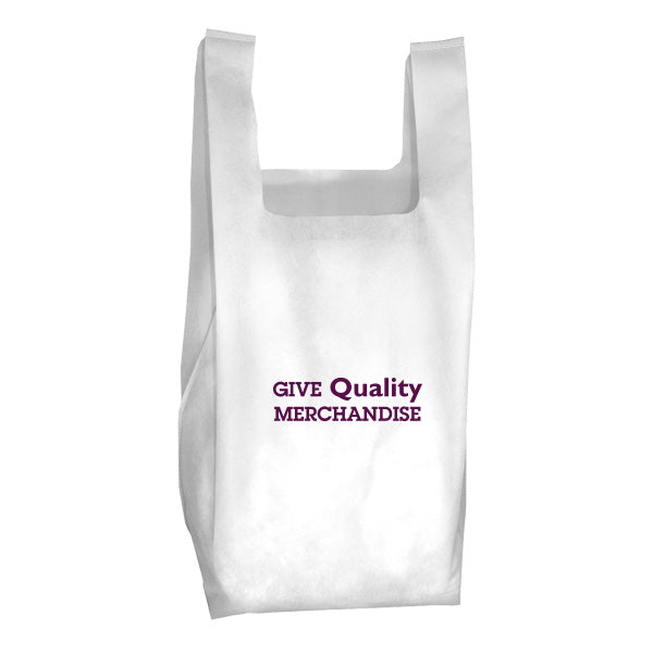 Custom 40GSM Non-Woven Everyday Grocery Shopping Tote Bag (12” W x H) (Q37165) As low as (Minimum Quantity 250