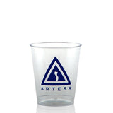 5 Oz. Clear Hard Plastic Cup Imprinted with Logo (Q372211)