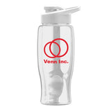 27 Oz. Poly-Pure Bottle - Drink-Thru Lid FC Imprinted with Logo (Q372722)