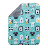Kids Sherpa Luxe Blanket Imprinted with Logo (Q373211)