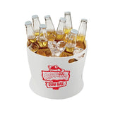 7.5 Qt Plastic Pilsner Bucket With Handles Imprinted with Logo (Q379211)