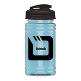 16 Oz. UpCycle - Mini RPet Sports Bottle - USA Flip Lid Imprinted with Logo (Q381722)