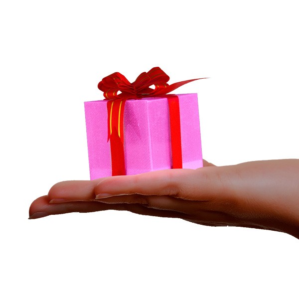 Custom Small Light Up Gift Box Ornaments (Q382911) Ornaments with