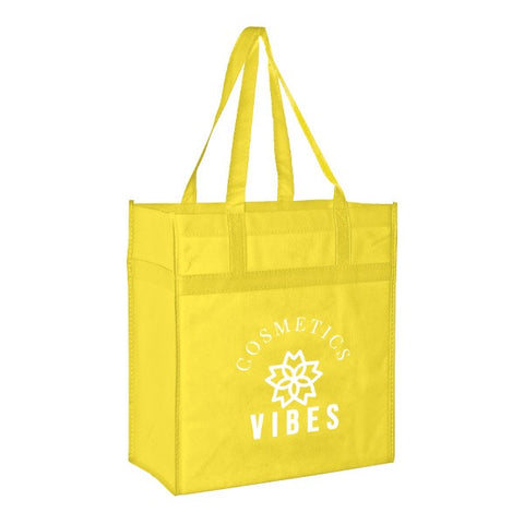 Full Color Non-Woven Grocery Tote Bags 13 X 14 (Q384811)