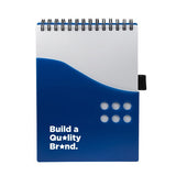 Pp Two Tone Dot Jotters Imprinted with Logo (Q386811)