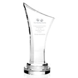 Number One Crystal Awards Imprinted with Logo (Q389311)
