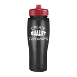 Tranlucent Contour Bike Bottle (24 oz) Imprinted with Logo (Q39381)