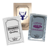 Sunscreen Packets (Large) Imprinted with Logo (Q395511)