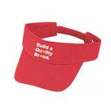 Pro Style Storm Heavy Cotton Twill Visor Imprinted with Logo (Q398911)