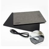Leon - Wireless Chargers Vegan Leather Mouse Pads Imprinted with Logo (Q399911)