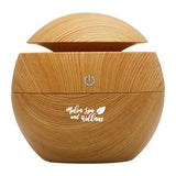 USB Essential Oil Wood Diffuser Imprinted with Logo (Q401011)