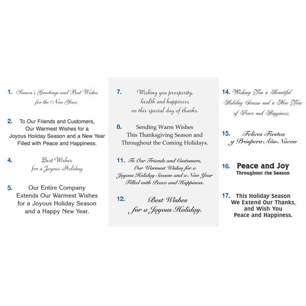 5" x 7" Thanksgiving Autumn Leaves Premium Cards (Q402711)