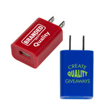 UL Listed USB Wall Chargers & AC Adaptor Imprinted with Logo (Q408511)