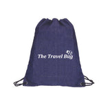 Denim Back Sack Imprinted with Logo (Q408965)