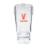 2 Oz. Plastic Cowboy Boot Hook Shot Glass Imprinted with Logo (Q412522)