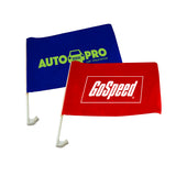 75D 1 ply Upgraded Basic Pole Basic Car Flags Imprinted with Logo (Q425511)