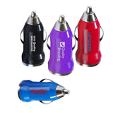 USB Plastic Car Adaptors Imprinted with Logo (Q435511)