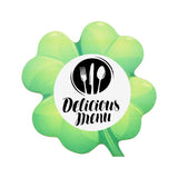 40 Point Clover Coasters Imprinted with Logo (Q435911)