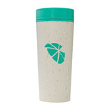 16 Oz. Circular Cup Travel Mug - Marine Green Imprinted with Logo (Q437522)