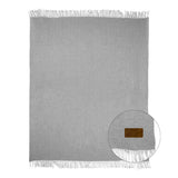Herringbone Wool Blanket Imprinted with Logo (Q443211)