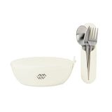 W&P Porter Sustainable Lunch Bundle - Cream Imprinted with Logo (Q443622)