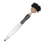 Moptoppers Screen Cleaner Stylus Pens - Tan Skin Imprinted with Logo (Q447811)