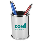 Boston Chrome Pen Cups Imprinted with Logo (Q452511)