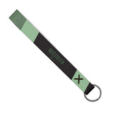 Strickland Recycled Felt Wrist Keychain Imprinted with Logo (Q453522)