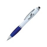 Ion White Stylus Pen Imprinted with Logo (Q457311)