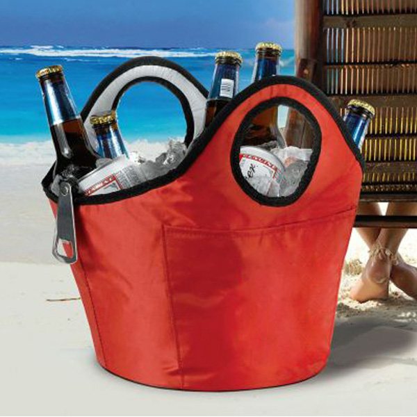 Custom Portable Insulated Ice/Beverage Carrier Black (Q459211
