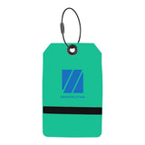 Pikes Recycled Dye-Sublimated Felt Luggage Tag Imprinted with Logo (Q463522)