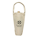 12 Oz. Canvas One Bottle Wine Tote Bag Imprinted with Logo (Q471211)