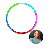 Rainbow Glow Necklaces Imprinted with Logo (Q476011)