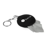 Big Mouth™ Keychain With Premium Opper Fiber Cloth - Unprinted Cloth Imprinted with Logo (Q477722)
