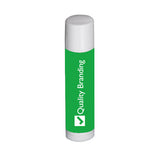 Natural Lip Balm with Organic Ingredients in White Tube Imprinted with Logo (Q48338)