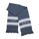 Stripe Knit Scarf Imprinted with Logo (Q489211)