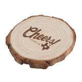 Natural Wooden Coaster Imprinted with Logo (Q496622)