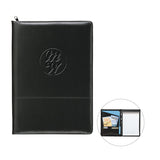 Script Zippered Padfolio  Imprinted with Logo (Q507311)